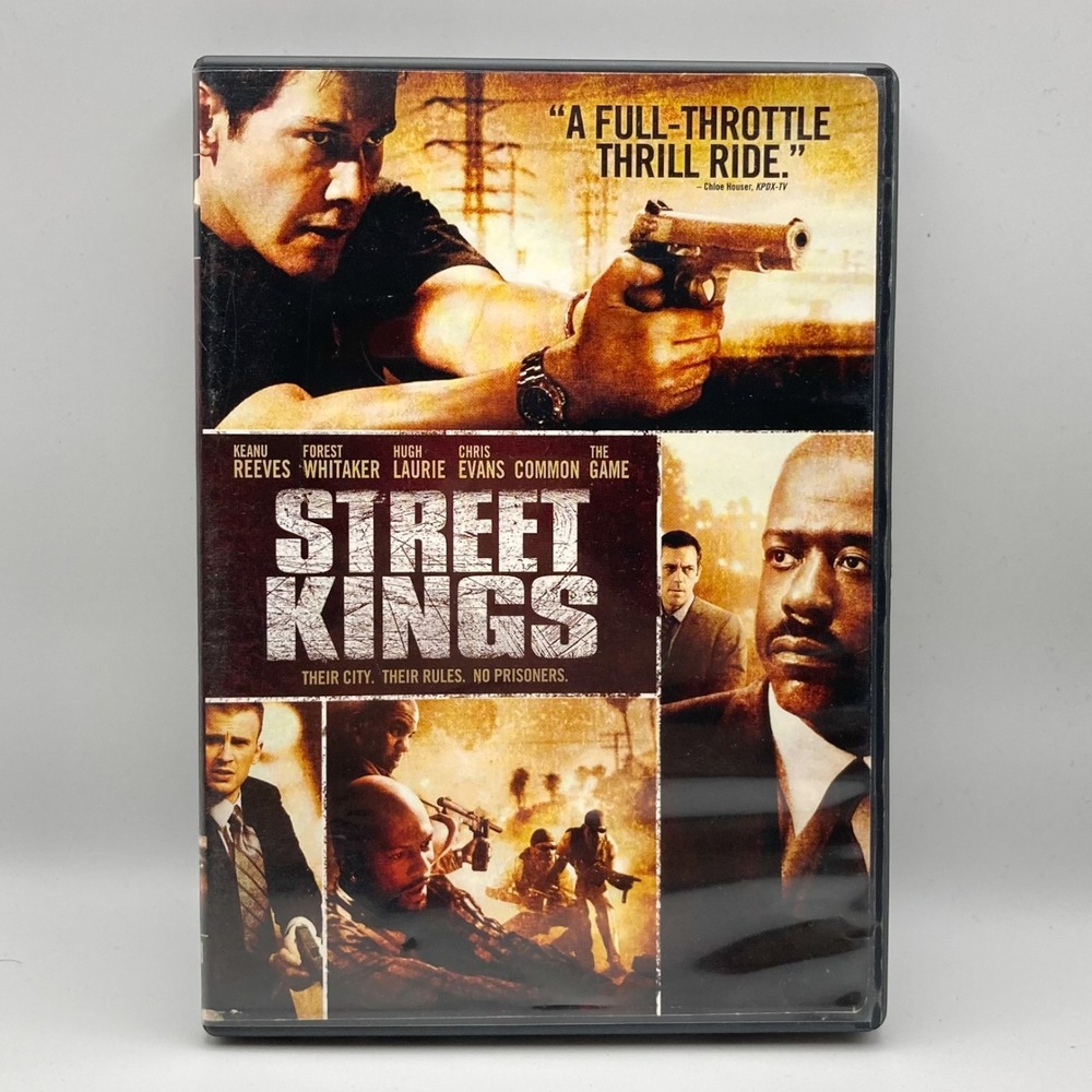 Street Kings DVD Movie Keanu Reeves‎ Forest Whitaker Action Thriller Excellent